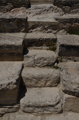 Kourion, Theater, Stairs between the seats Stairs, Theater
Date: BCE_0125c-CE_0356c
Category: Roman Empire
Institution:
Place of discovery: Kourion
Collection: Livius