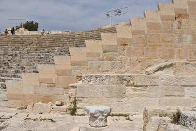 Kourion, Theater, Cavea with seats and wall Stairs, Theater, Wall
Date: BCE_0125c-CE_0356c
Category: Roman Empire
Institution:
Place of discovery: Kourion
Collection: Livius