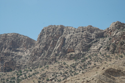 Bishapur, Cave of Shapur I: Face of the mountain Mountain range
Date: CE_0241-CE_0272
Category: Persia
Institution:
Place of discovery: Bishapur