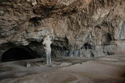 Bishapur, Cave of Shapur I: Statue of the king Cave, King, Portrait, Sculpture
Date: CE_0241-CE_0272
Category: Persia
Institution:
Place of discovery: Bishapur