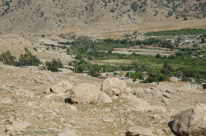 Bishapur, Cave of Shapur I: Face of the mountain Mountain range
Date: CE_0241-CE_0272
Category: Persia
Institution:
Place of discovery: Bishapur