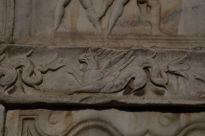 Sempeter, Mausoleum of Speciatius, Griffin Mythology, Relief
Date: CE_0200-CE_0300c
Category: Roman Empire
Institution:
Place of discovery: Celeia
Collection: Livius