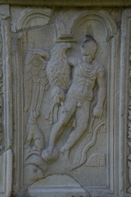 Sempeter, Mausoleum of Ennius, Relief of Ganymede Mythology, Relief
Date: CE_0050c-CE_0300c
Category: Roman Empire
Institution:
Place of discovery: Celeia
Collection: Livius