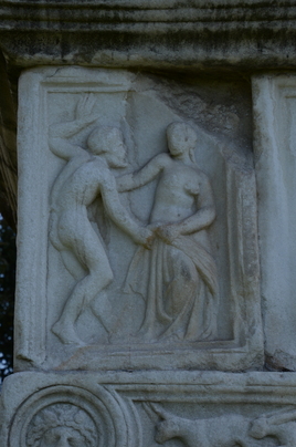 Sempeter, Mausoleum of Speciatius, Mythological scene Mythology, Relief
Date: CE_0200-CE_0300c
Category: Roman Empire
Institution:
Place of discovery: Celeia
Collection: Livius