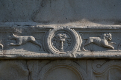 Sempeter, Mausoleum of Speciatius, Relief Relief, Tomb
Date: CE_0200-CE_0300c
Category: Roman Empire
Institution:
Place of discovery: Celeia
Collection: Livius