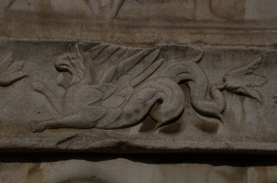 Sempeter, Mausoleum of Speciatius, Griffin Mythology, Relief
Date: CE_0200-CE_0300c
Category: Roman Empire
Institution:
Place of discovery: Celeia
Collection: Livius