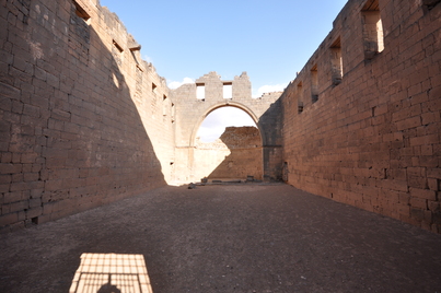 Bosra, Bahira mosque (originally a Roman basilica) Basilica
Date: CE_0200c-CE_0300c
Category: Byzantium, Islam, Roman Empire
Institution:
Place of discovery: Bosra Traiana
Collection: Livius