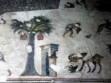 VIth century mosaic, Great Palace of Constantinople.
