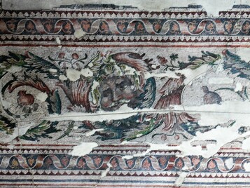 VIth century mosaic, Great Palace of Constantinople.