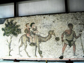 VIth century mosaic, Great Palace of Constantinople.