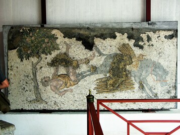 VIth century mosaic, Great Palace of Constantinople.