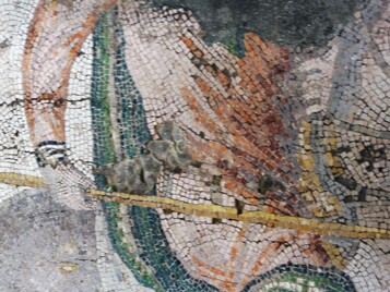 VIth century mosaic, Great Palace of Constantinople.