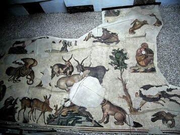 VIth century mosaic, Great Palace of Constantinople.