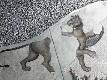 VIth century mosaic, Great Palace of Constantinople.