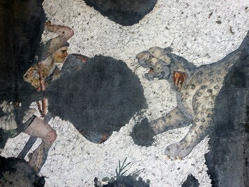 VIth century mosaic, Great Palace of Constantinople.