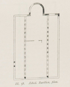 Plan of the Zebed Basilica After: C.H.Butler 1929, p. 39