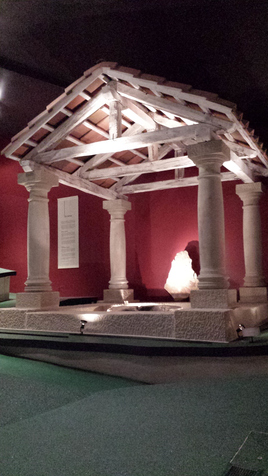 Temple of Hercules Reconstructed temple at the Archeological Museum of Deneuvre.