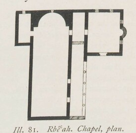Roubiah, IV cent, chapel After CH Butler 1929, p. 77