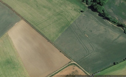 Olmos de Ojeda View from Google Earth.