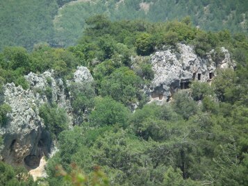 Karacaoren Village, Rock Tombs