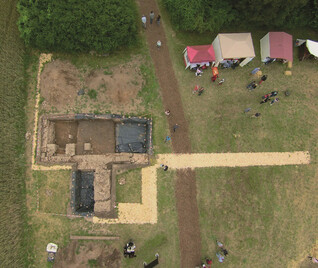 Excavations of Eisenburg burgus in 2016