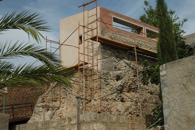 Remains of the tower of the Roman wall of Gerena
