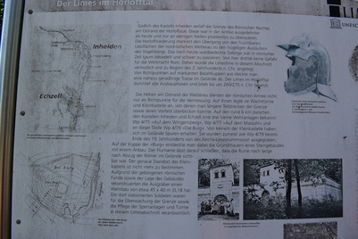 Kleinkastell Unter-Widdersheim Infotafel