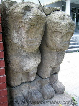 Göllüdağ Lions Neo-Hittite portal lions. Currently in Kayseri Museum.