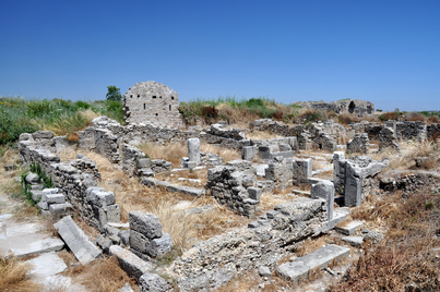 House with peristyle, Side
