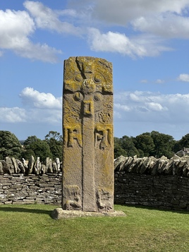 The Roadside Cross The stone has stood in its original socket for about 1200 years.