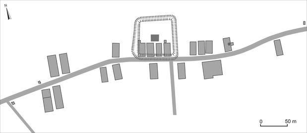 The agglomeration of Braives, deserted and the seat of a road fort at the end of the third century and in the first half of the fourth century