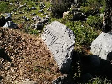 Broken monument