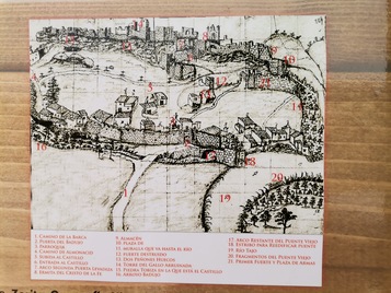 Zorita - Planta según Tomás López en 1774 Geografía Histórica de España, de Tomás López