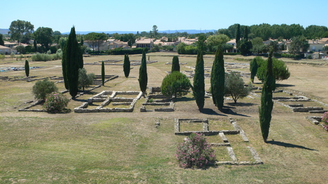 Vue du site archéologique de Lattara