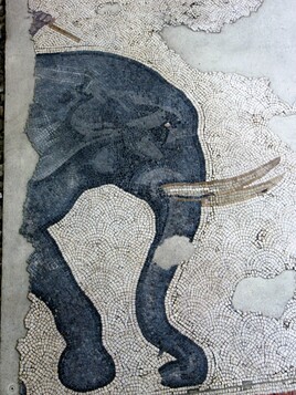 VIth century mosaic, Great Palace of Constantinople.