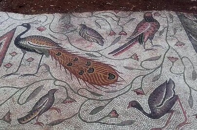 Uqayribat in N Syria Early Byzantine mosaics. V century AD.