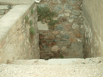Stepps to the baptistery in Iznik