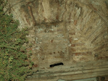 Entrance to the baptistery in Nicaea