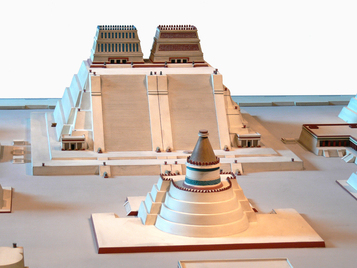 Reconstruction of the Templo Mayor of Tenochtitlan National Museum of Anthropology in Mexico City. Reconstruction of the Templo Mayor of Tenochtitlan