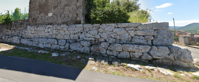 Ancient polygonal city wall