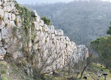 Ancient polygonal city wall