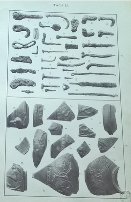 artifacts found in the villa