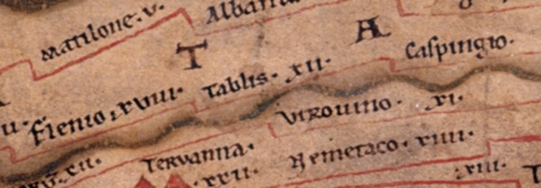 Tablis Tablis, Tabula Peutingeriana.