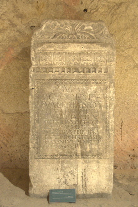 Dyrrachium, Belgrade citadel, Tombstone