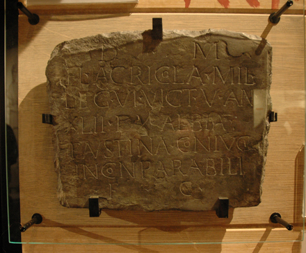 Slab dedication by VI Victrix