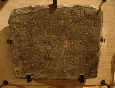 Slab dedication by VI Victrix