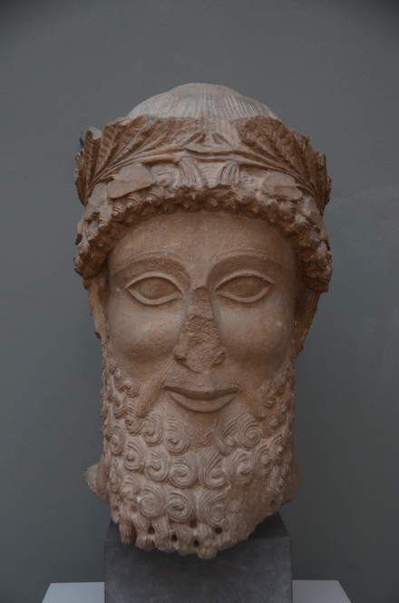 Atheniou-Golgoi, Early classical portrait of a man