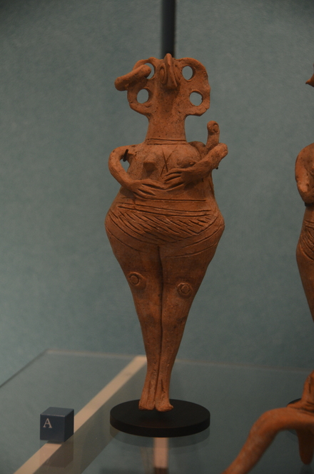 Cyprus, Terracotta figurine of the Great Goddess, an early form of Aphrodite