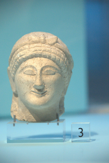 Cyprus, Early classical portrait of a man with a hair ribbon