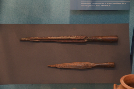 Cyprus, Late bronze spearheads